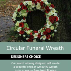 Designer's Choice Circular Funeral Wreath