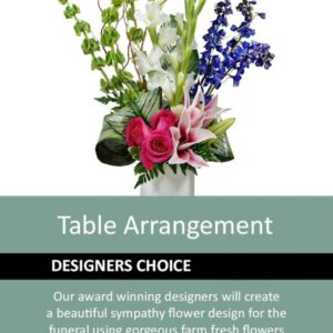 Designer's Choice- Table Arrangement