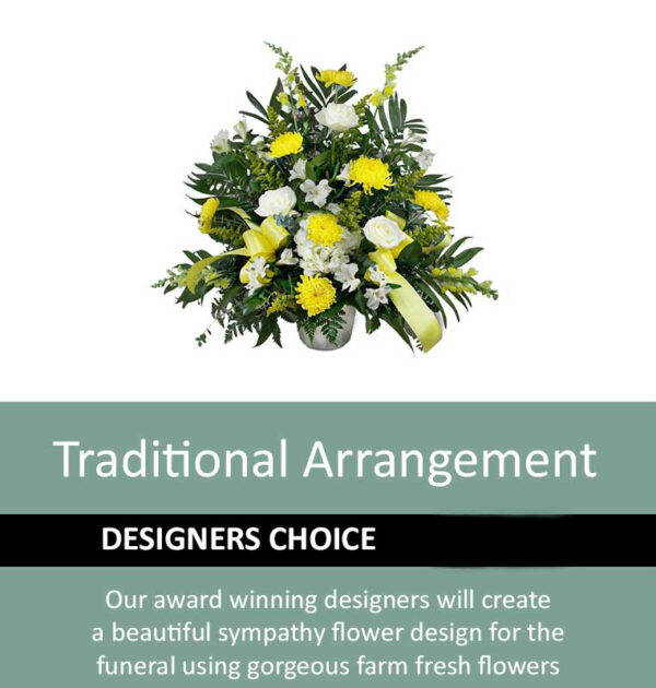 Designer's Choice- Traditional Arrangement