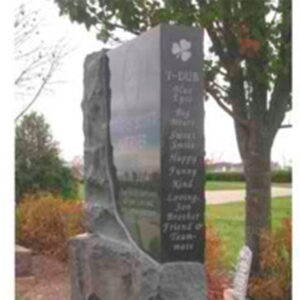 Individual and Vertical Monument 17