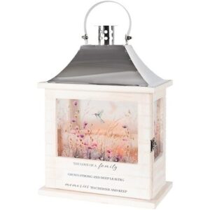 "Love of a Family" Wooden Slat Lantern